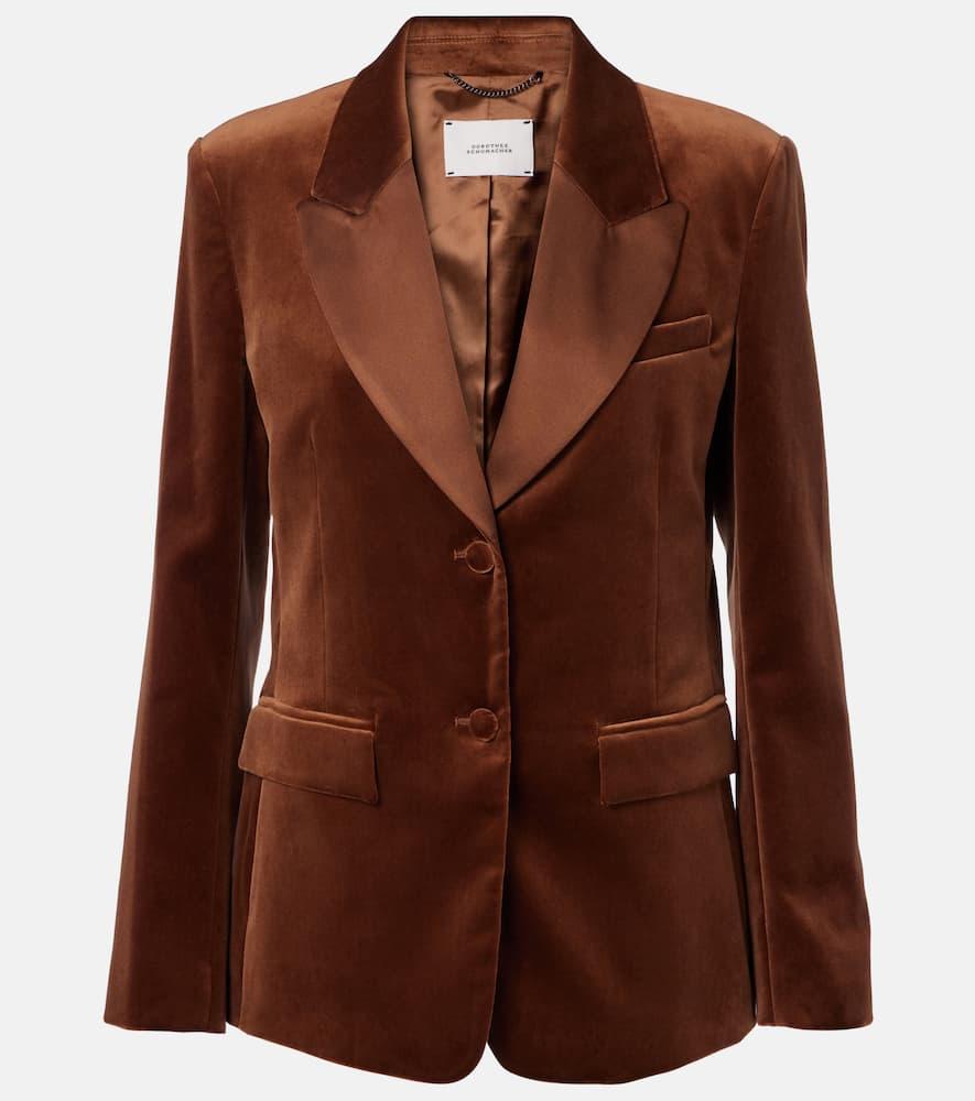 dorothee schumacher elegance softness velvet blazer