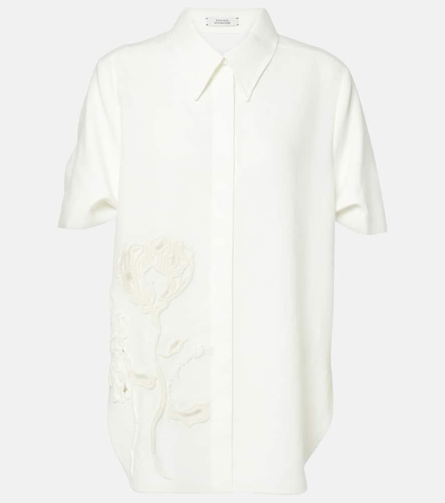 dorothee schumacher embroidered beauty linen shirt