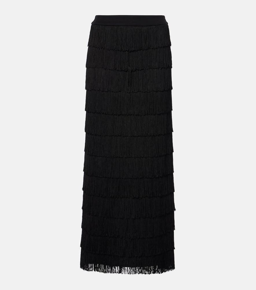 dorothee schumacher emotional essence fringed maxi skirt