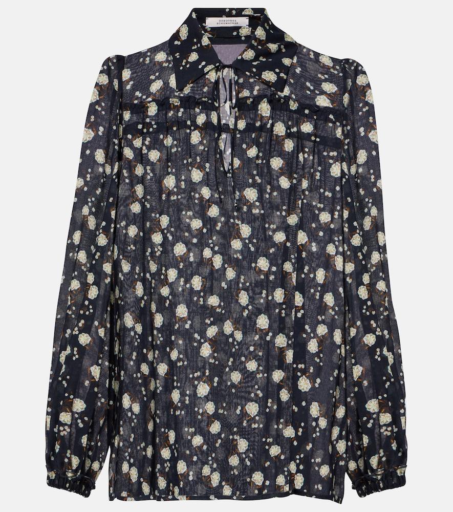dorothee schumacher floral volumes blouse