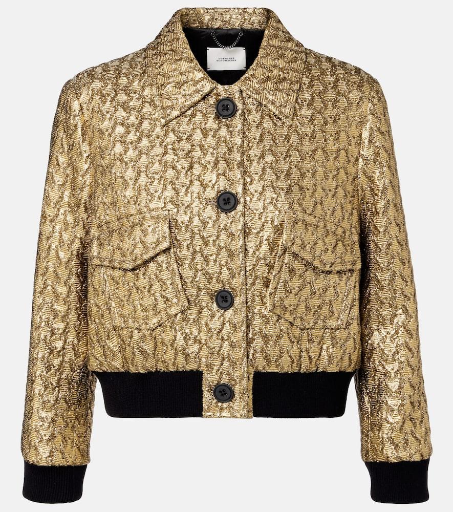 dorothee schumacher golden hour cropped blouson jacket