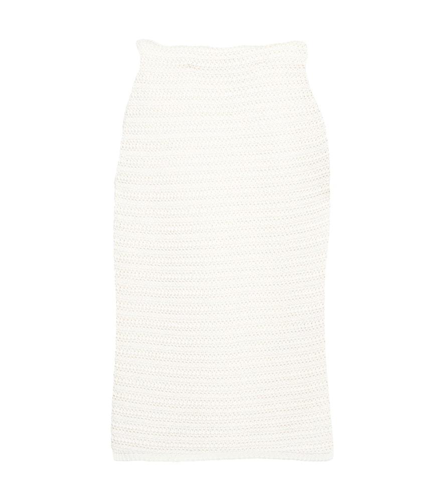 dorothee schumacher modern textures crochet pencil skirt