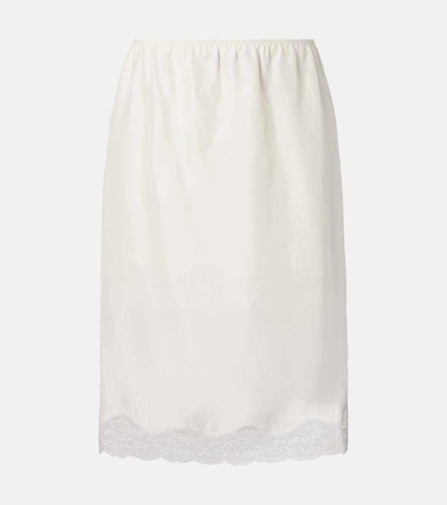 dorothee schumacher playful volumes silk midi skirt