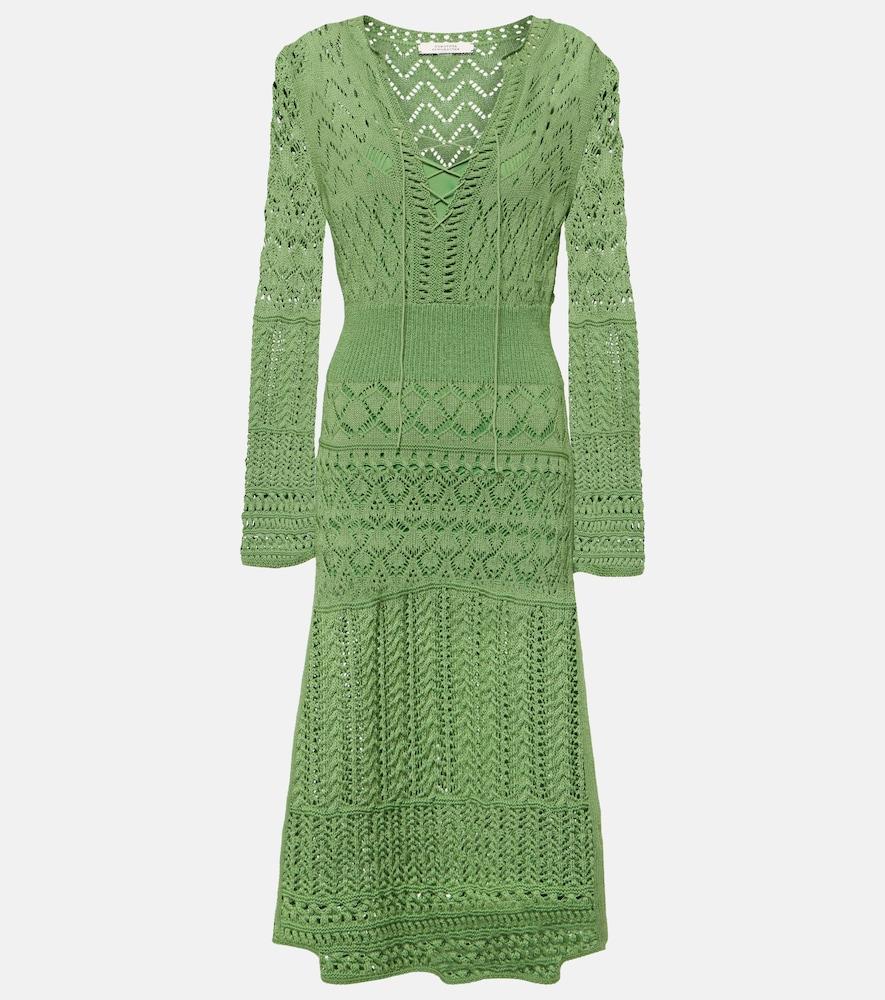 dorothee schumacher seductive lace pointelle midi dress