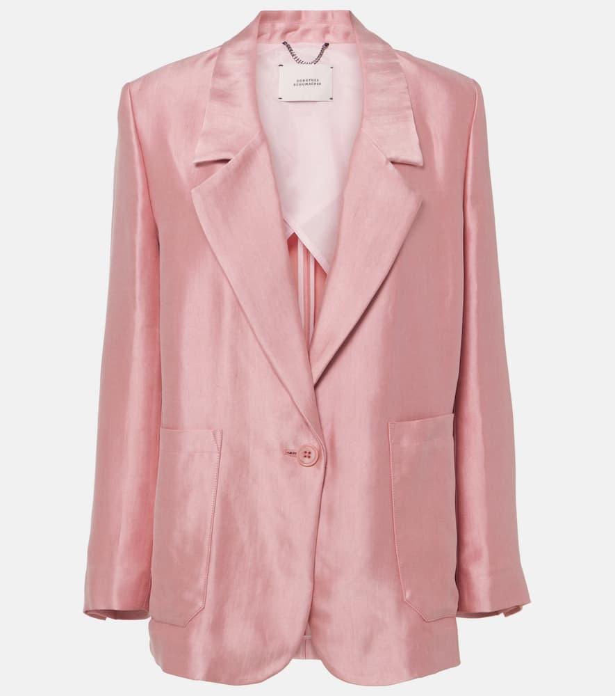 dorothee schumacher slouchy elegance satin blazer