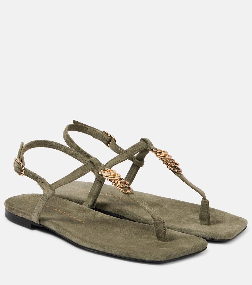 dorothee schumacher suede sensation suede thong sandals