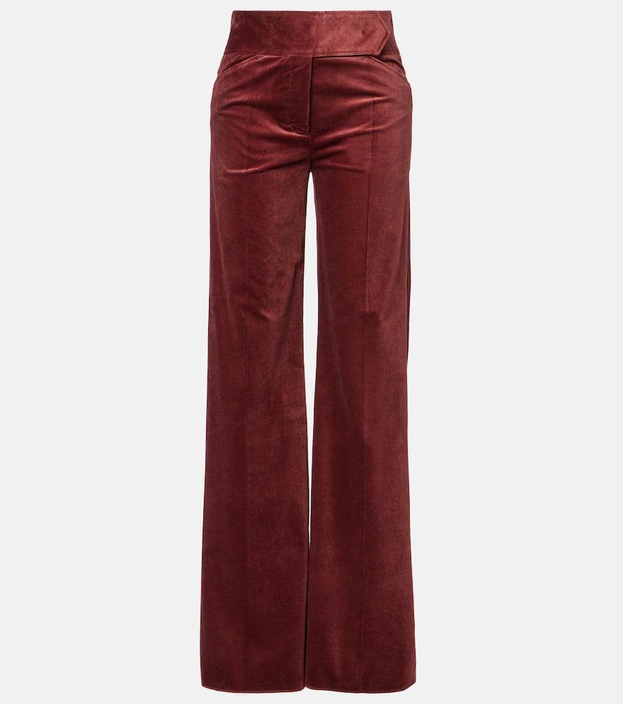 dorothee schumacher twisted structure corduroy flared pants