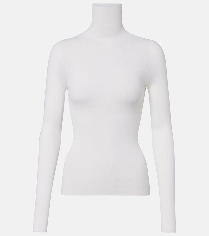 dorothee schumacher virgin wool turtleneck sweater