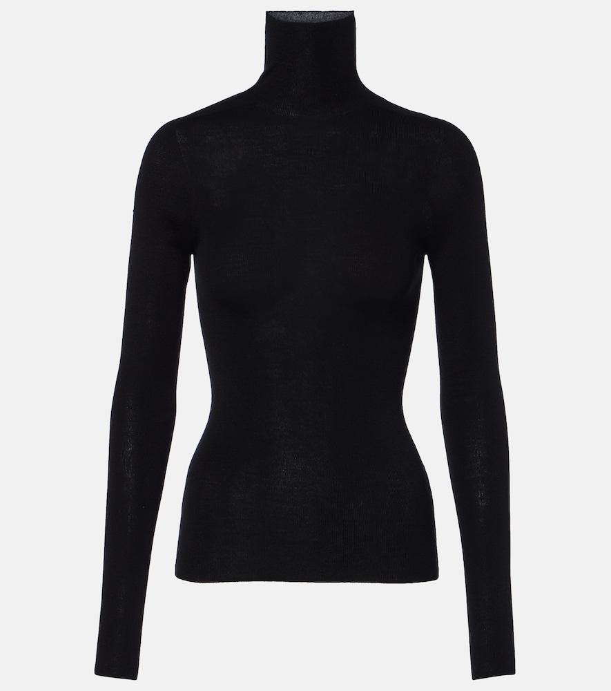 dorothee schumacher virgin wool turtleneck sweater