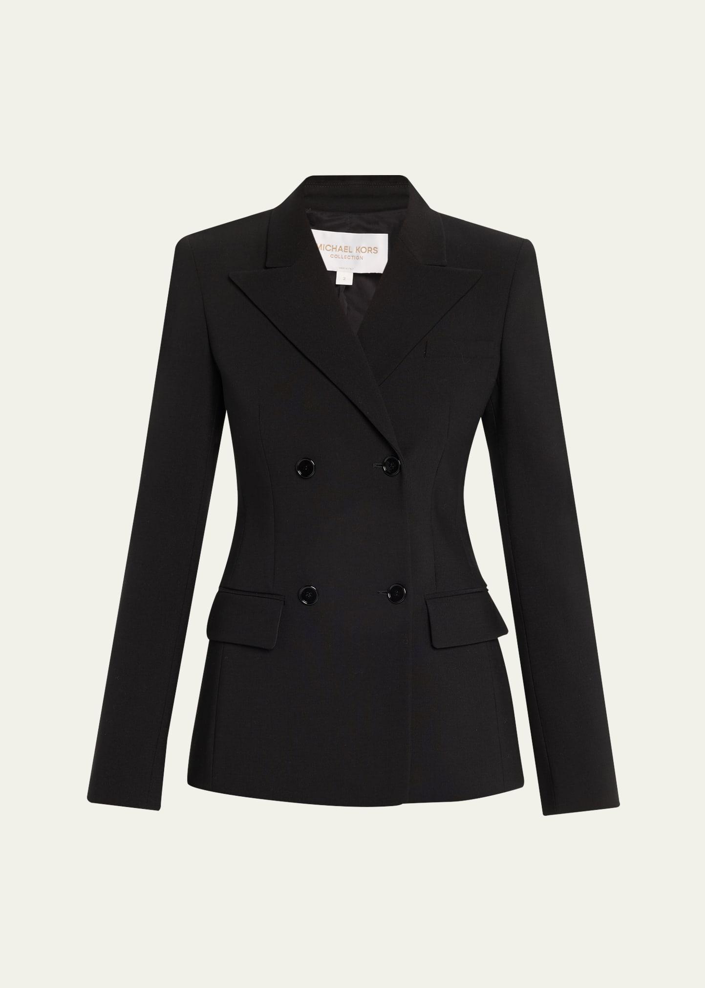 double-breasted blazer jacket