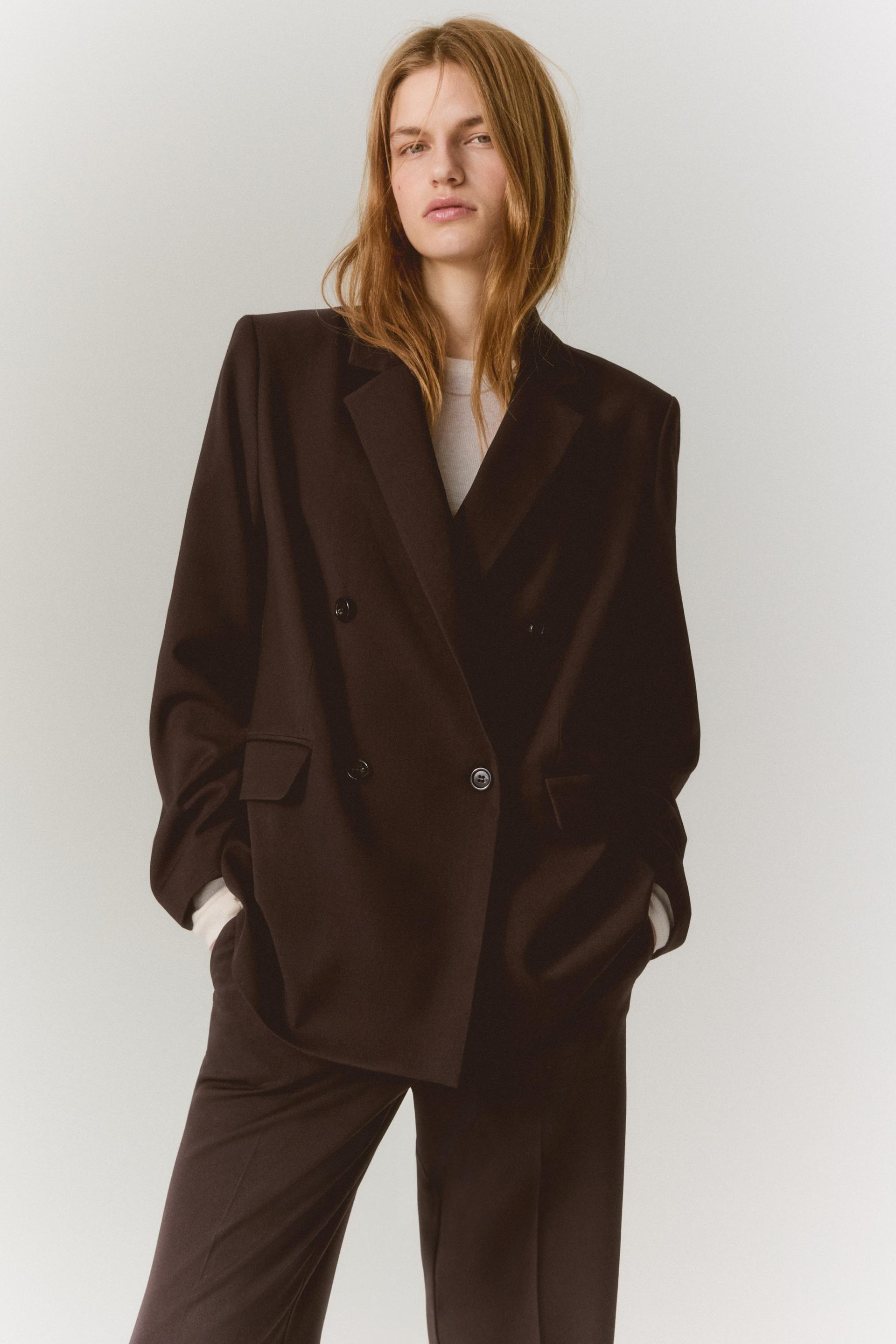 double-breasted blazer