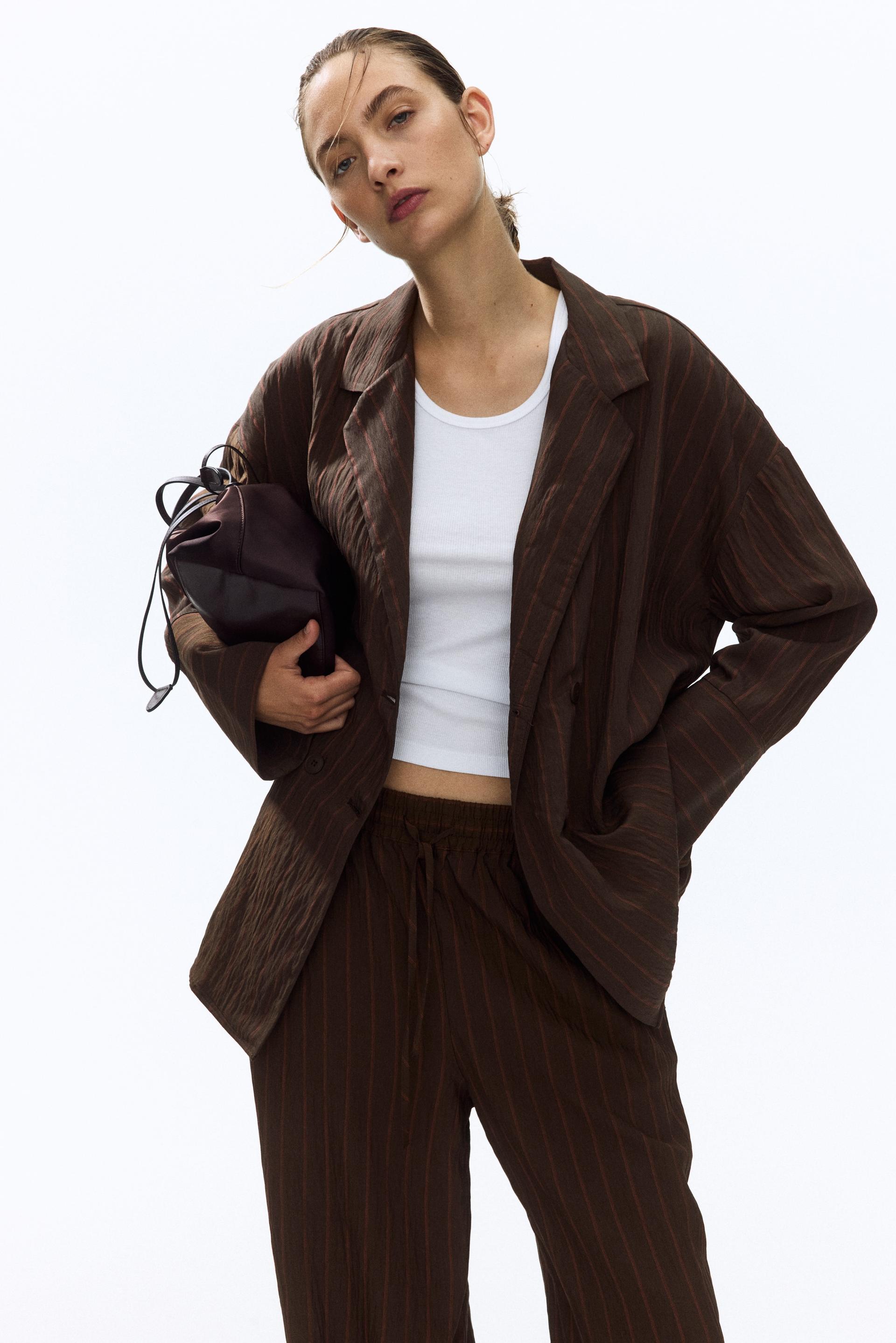 double-breasted blazer