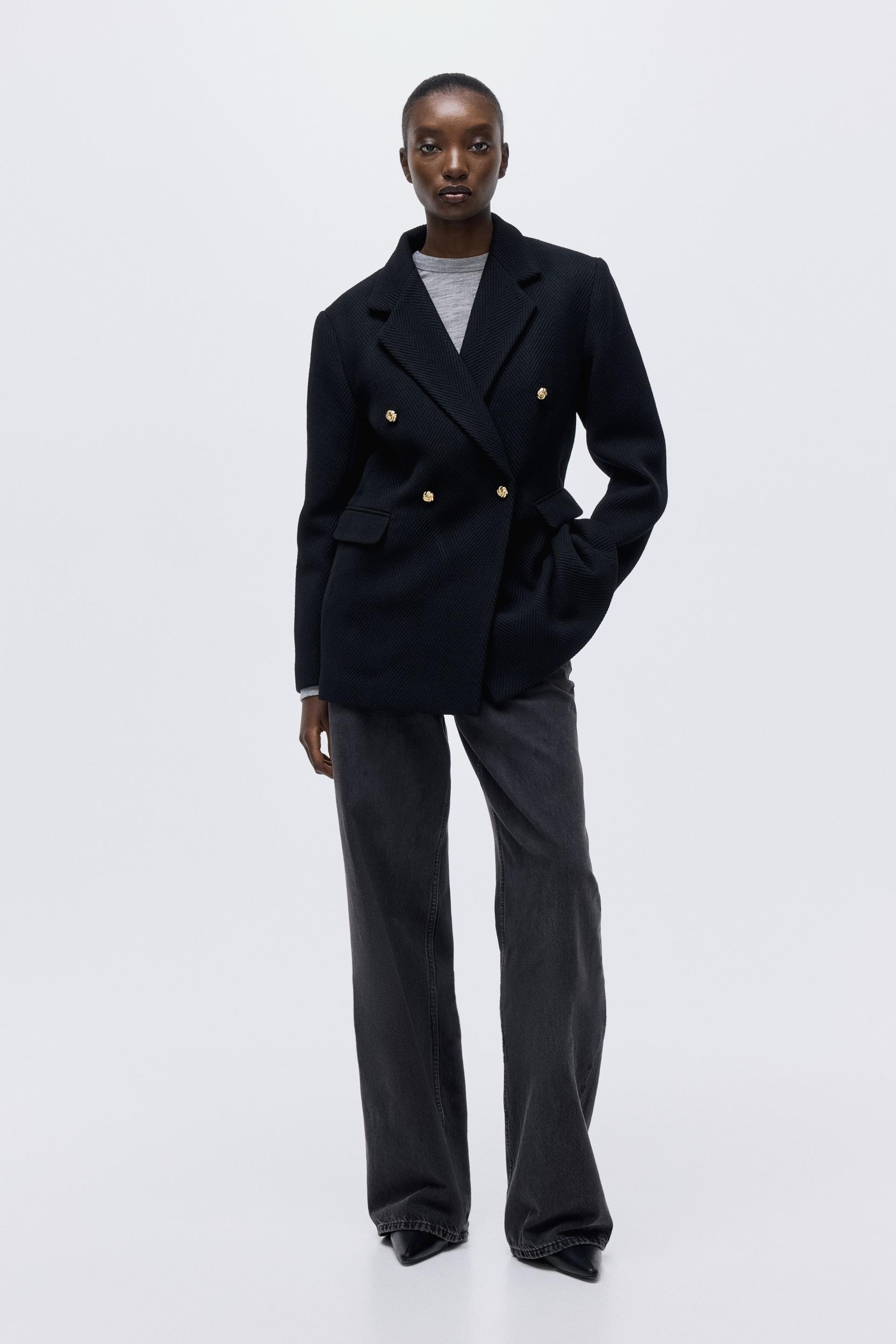 double-breasted blazer