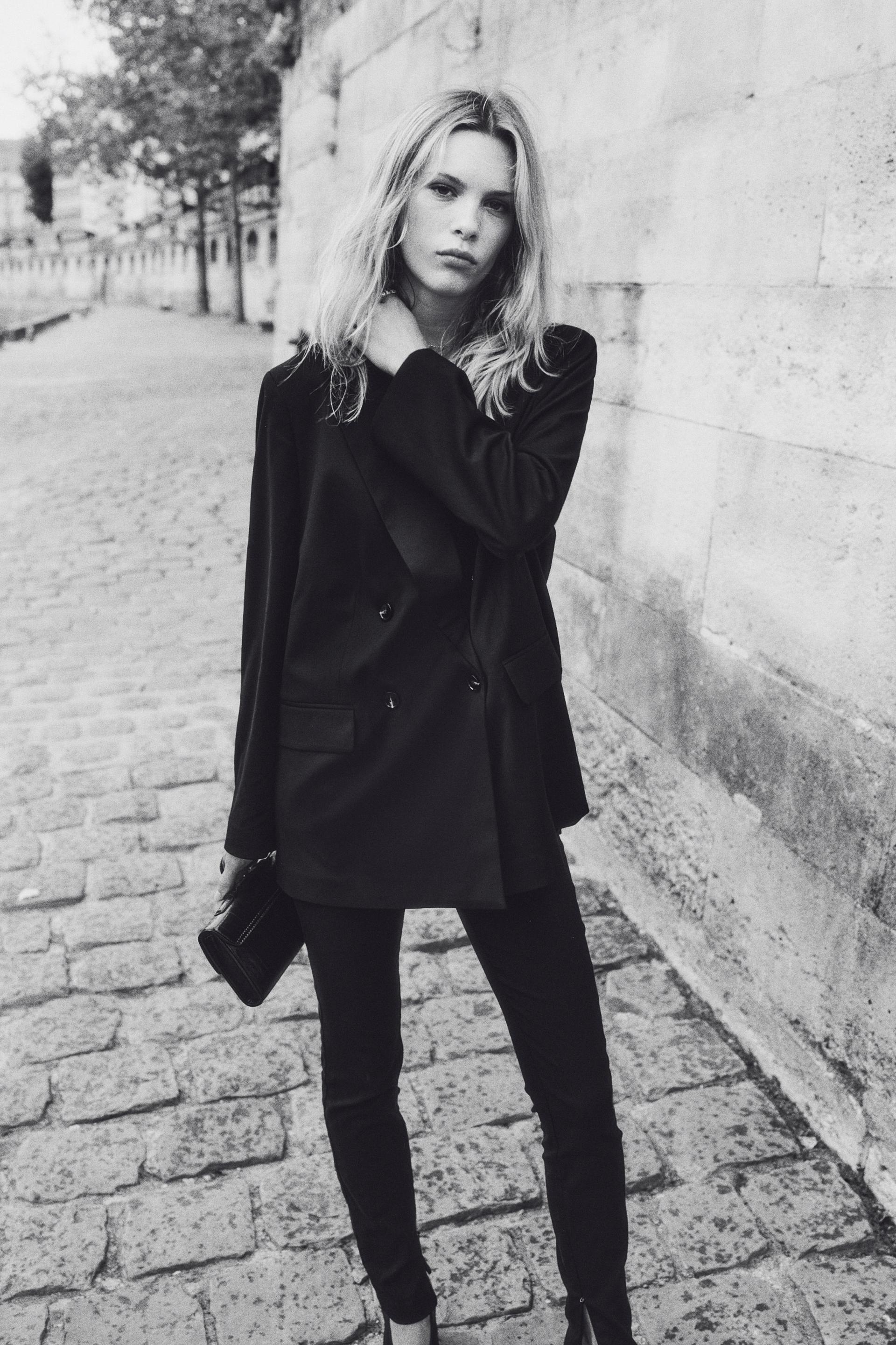 double-breasted blazer