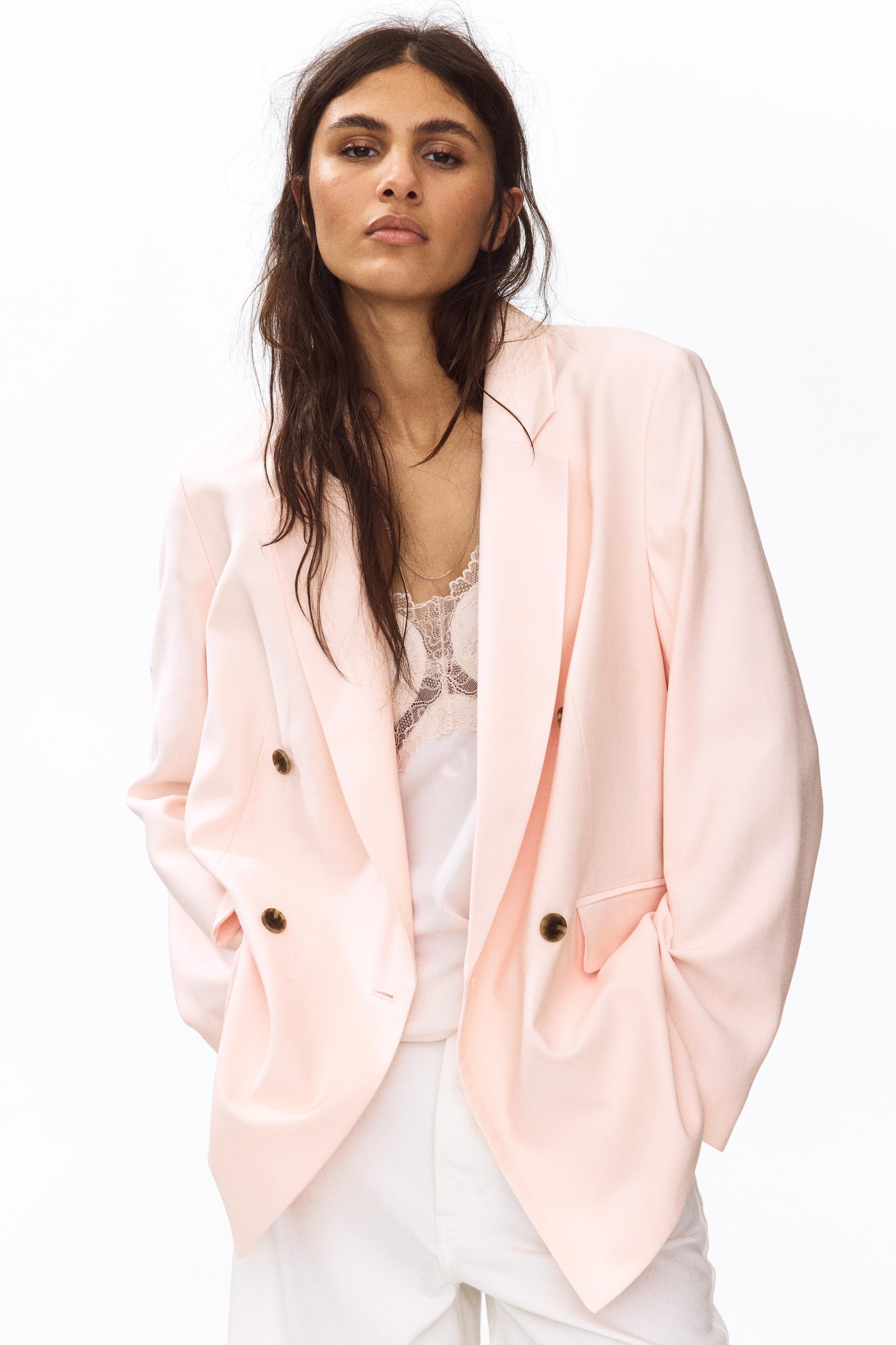double-breasted blazer
