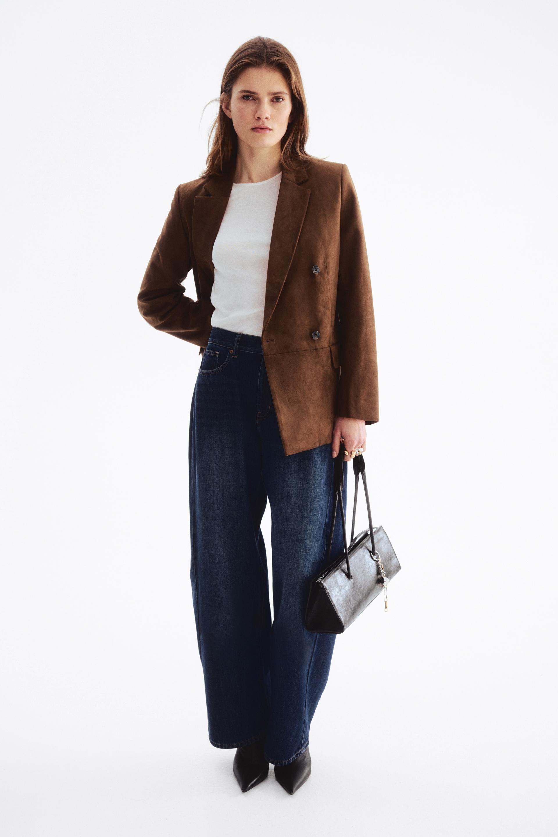 double-breasted blazer
