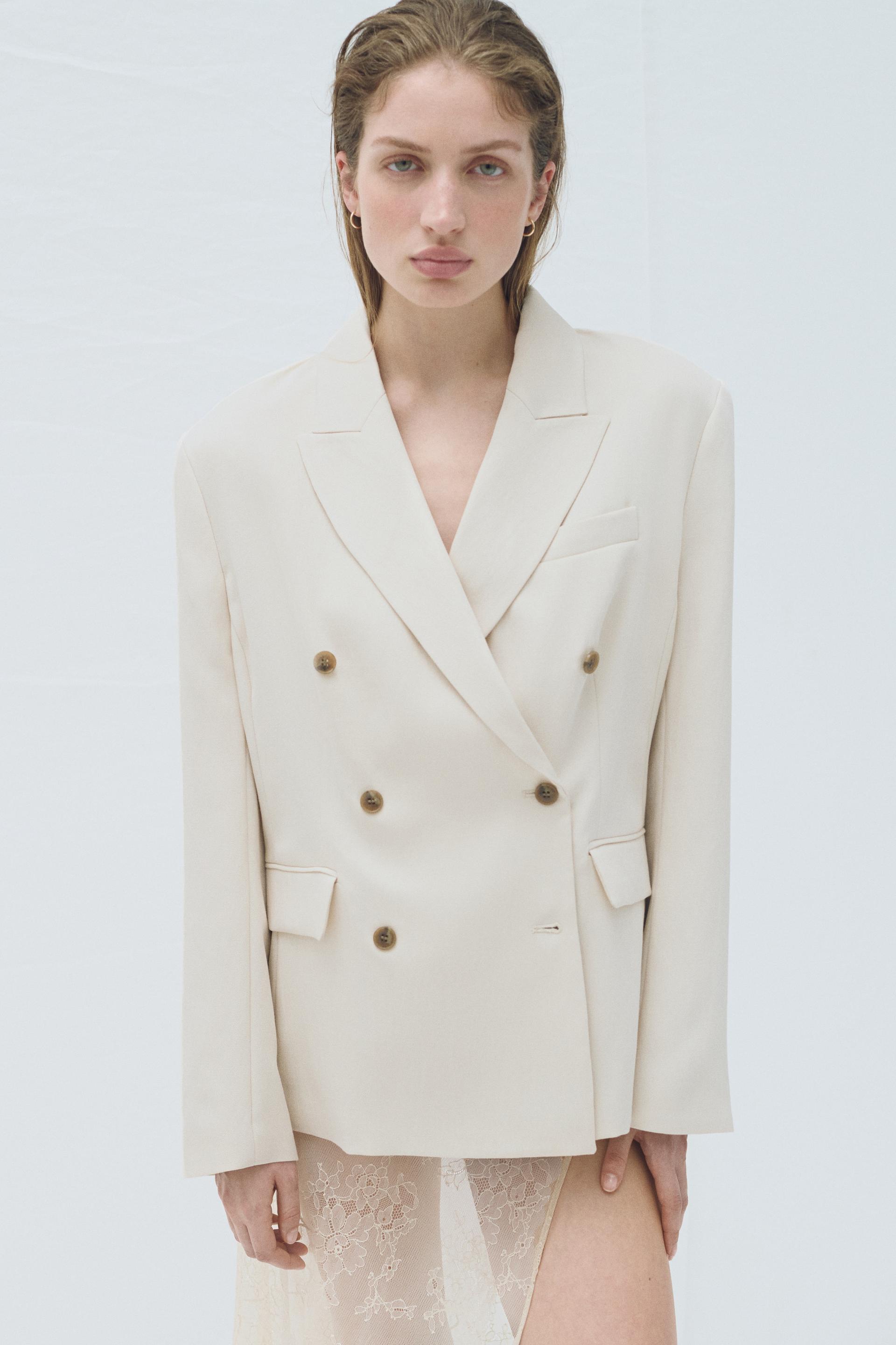 double-breasted blazer