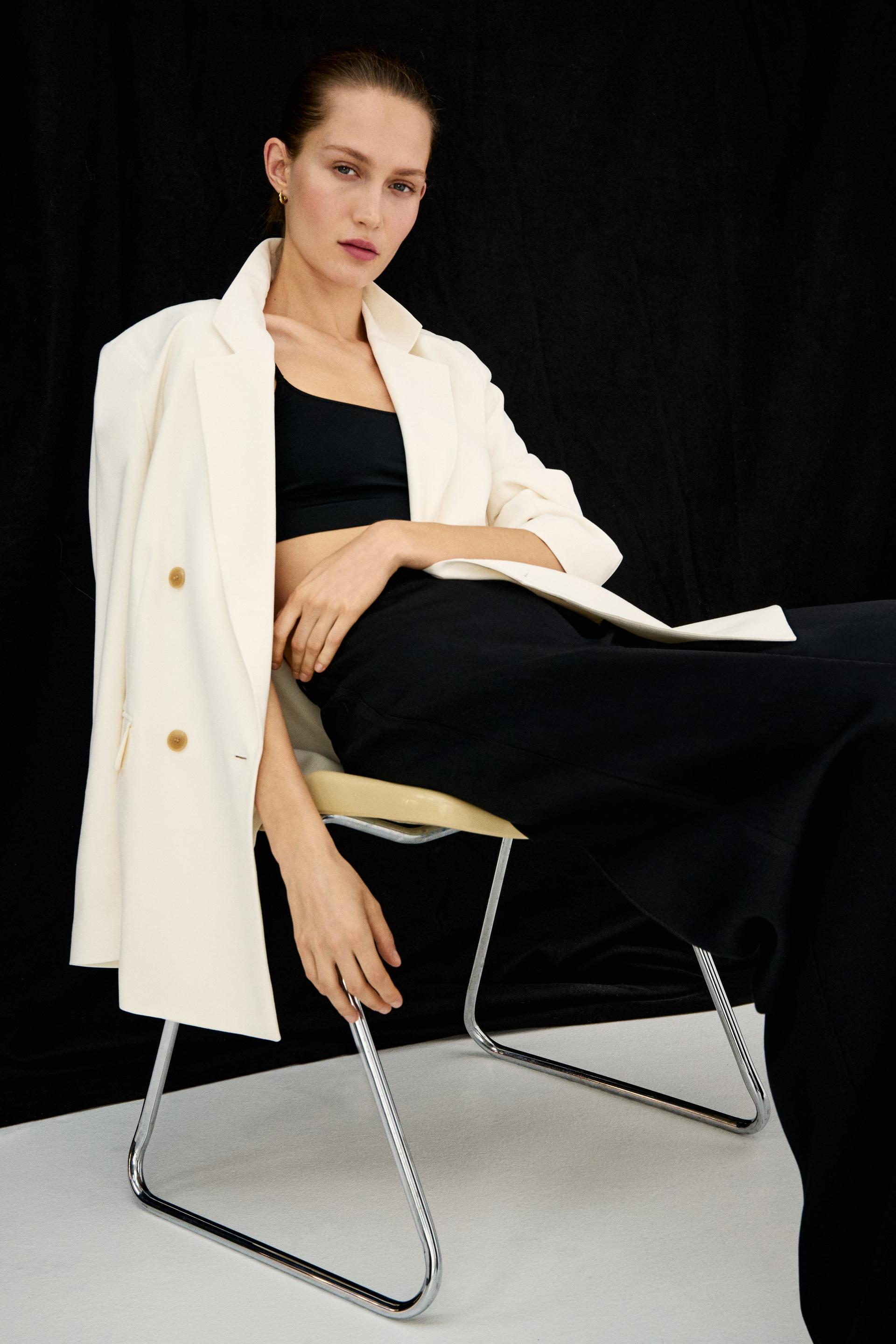 double-breasted blazer
