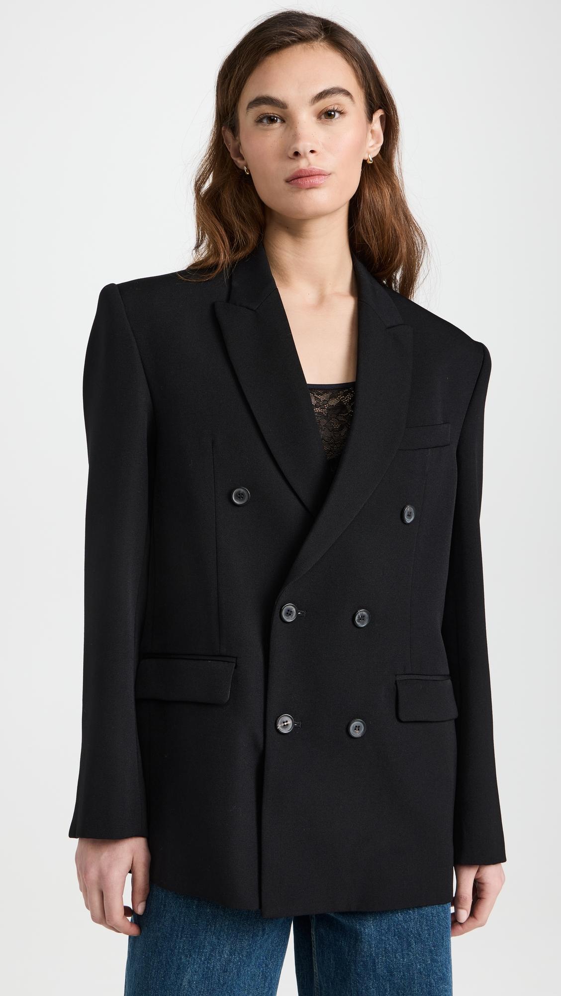 double breasted blazer