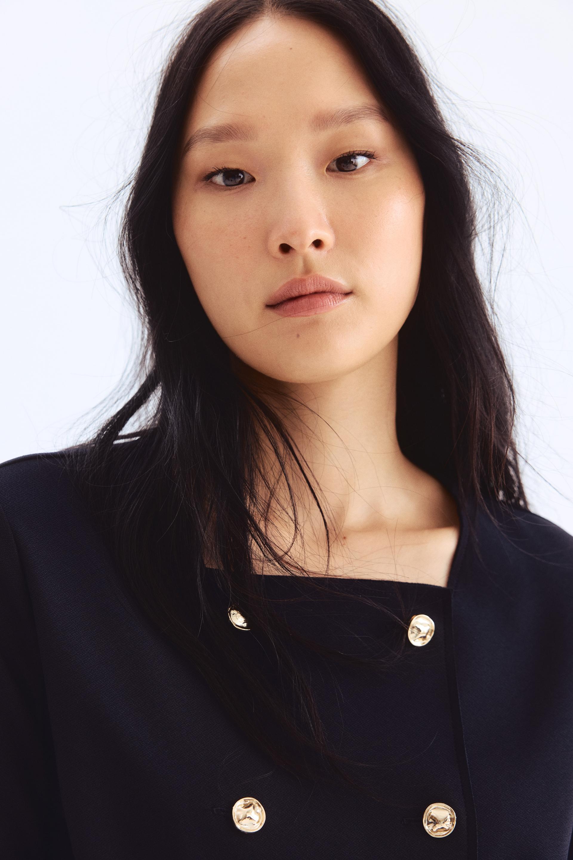 double-breasted cardigan