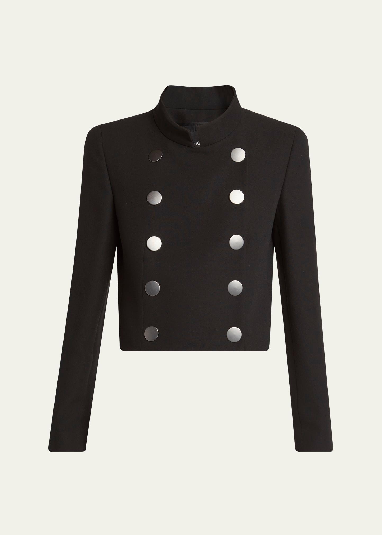 double-breasted short jacket