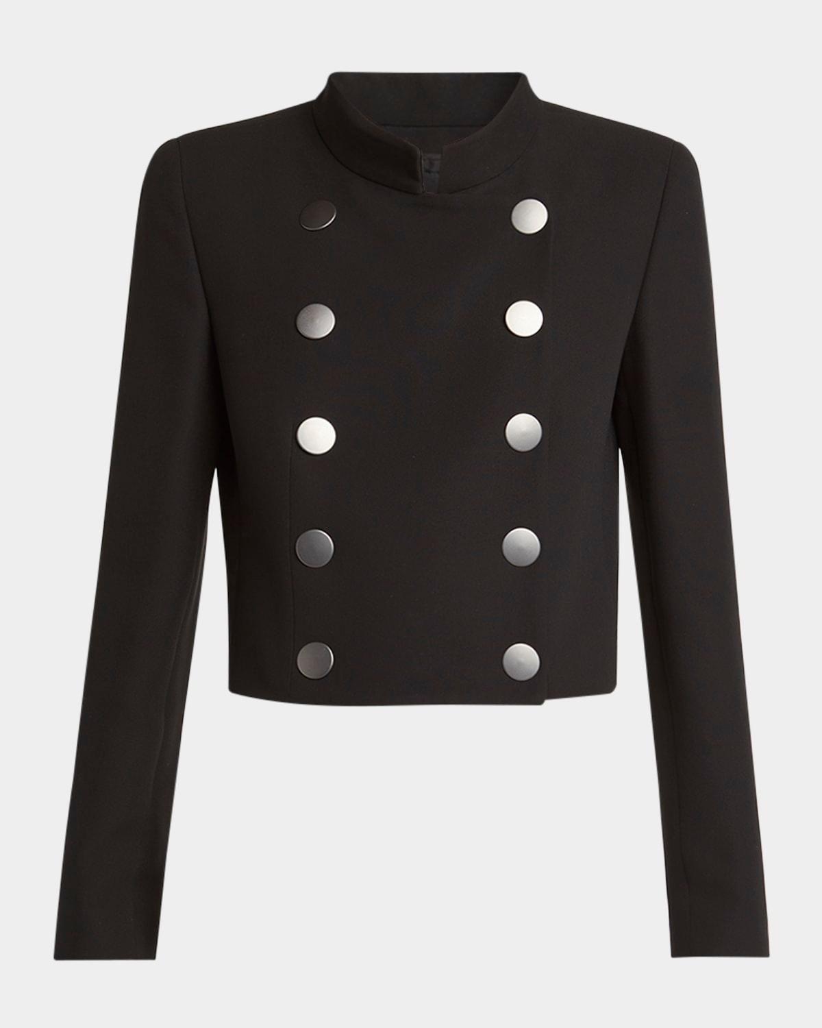 double-breasted short jacket