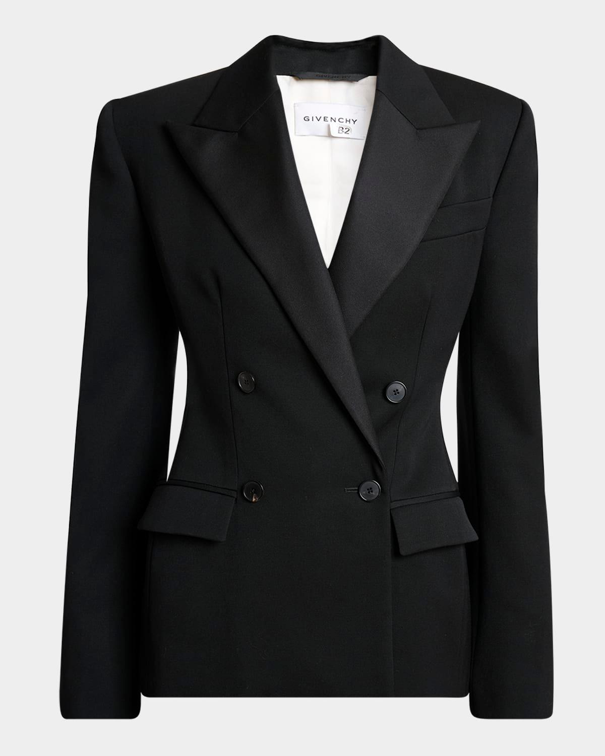 double-breasted tuxedo jacket