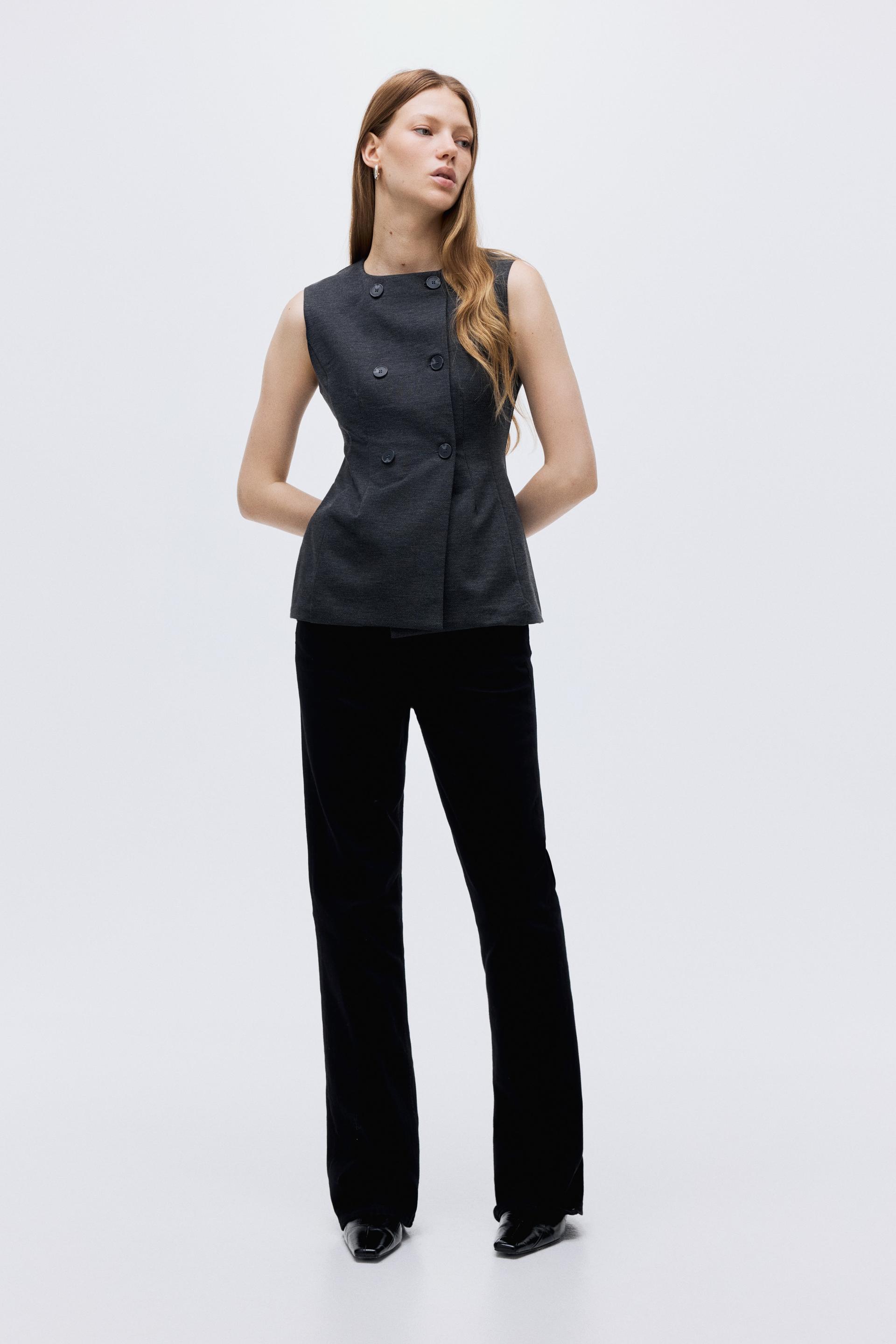 double-breasted vest