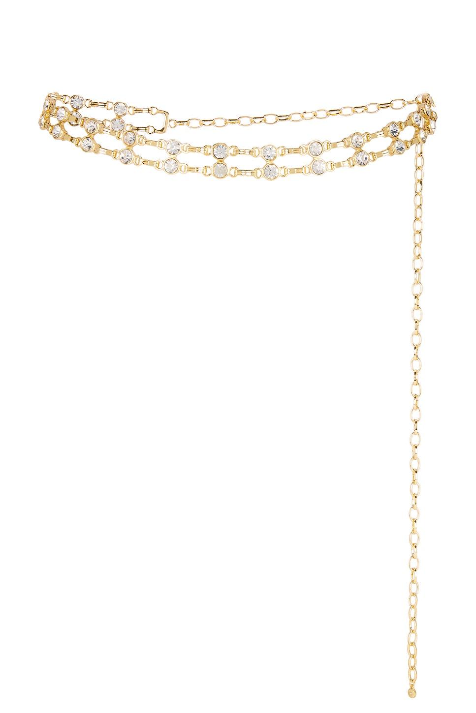 double crystal chain link belt