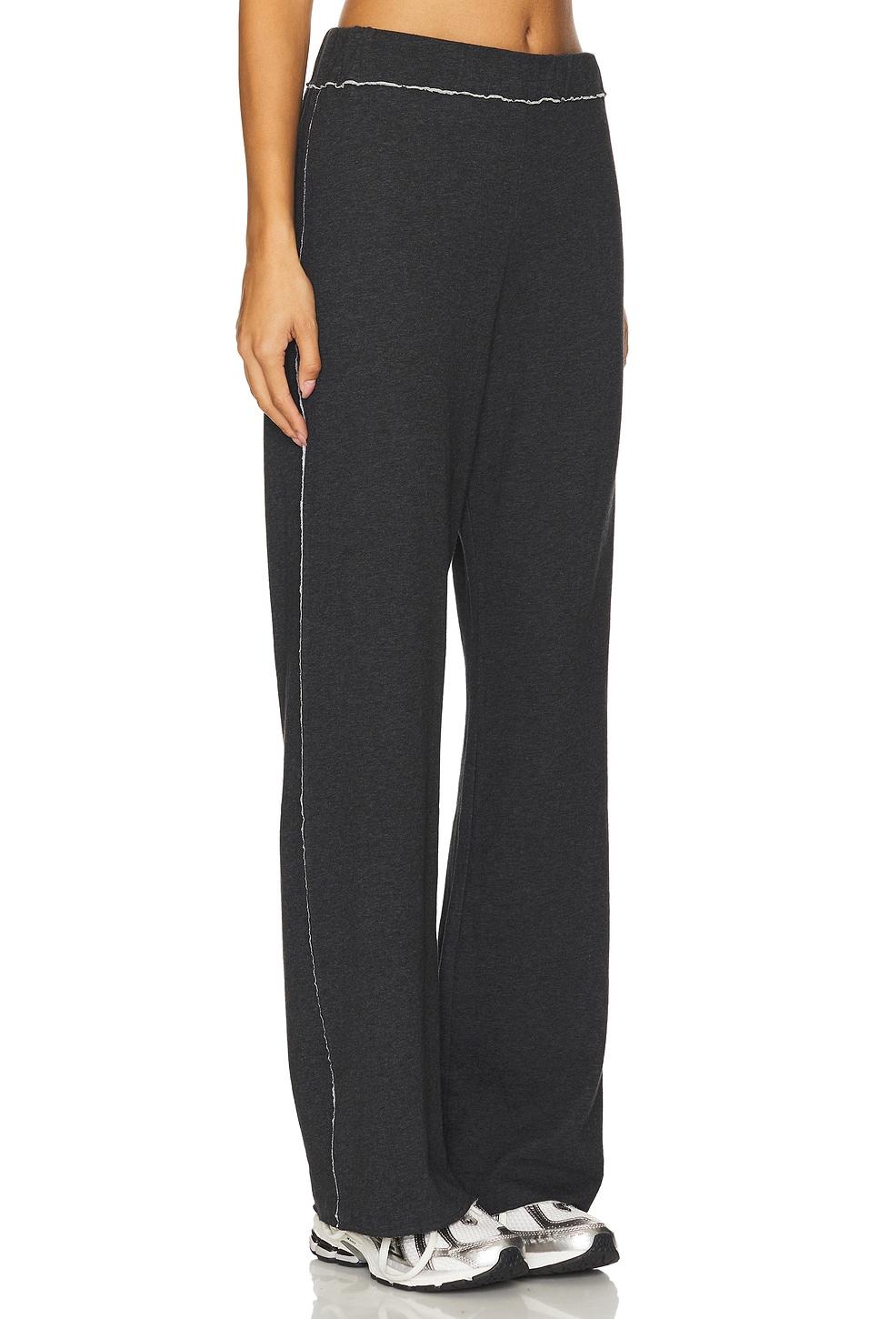 double face flare pants