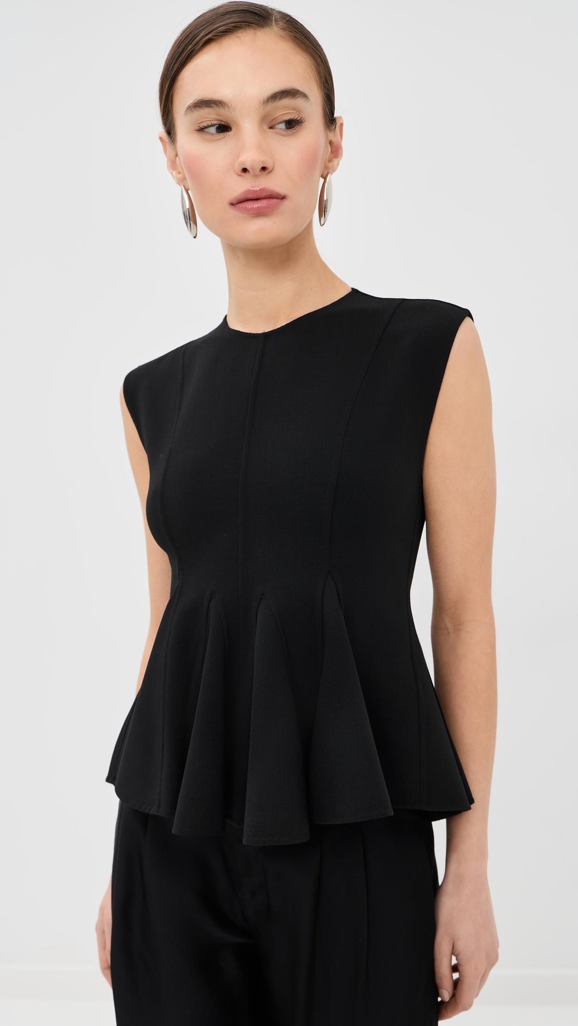 double face godet top