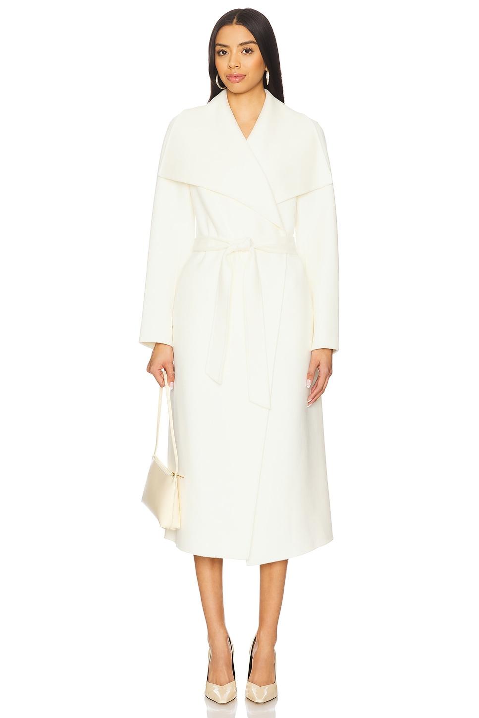 double face long wool coat