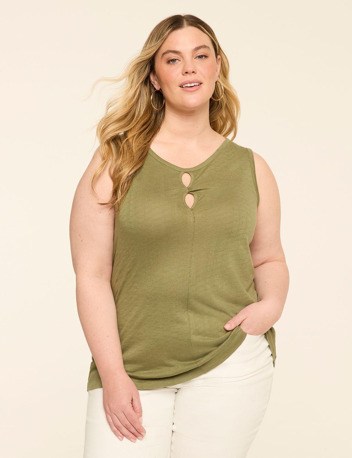 double keyhole-neck tank