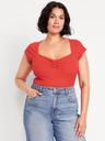 double-layer cinched bodysuit