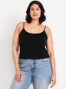 double-layer cropped cami top