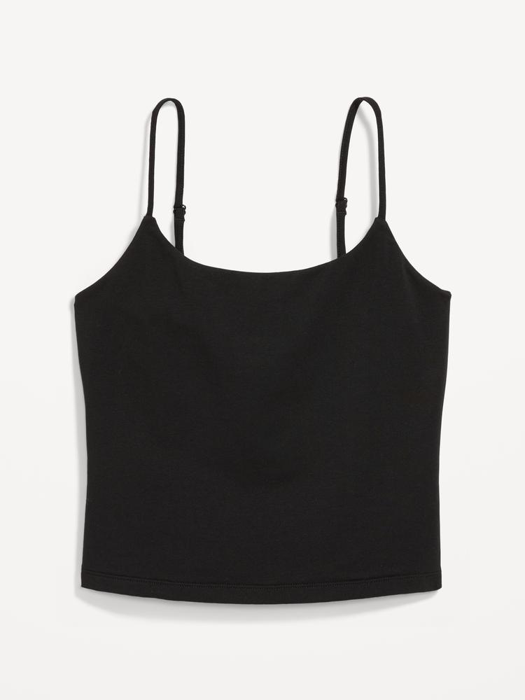 double-layer cropped cami top