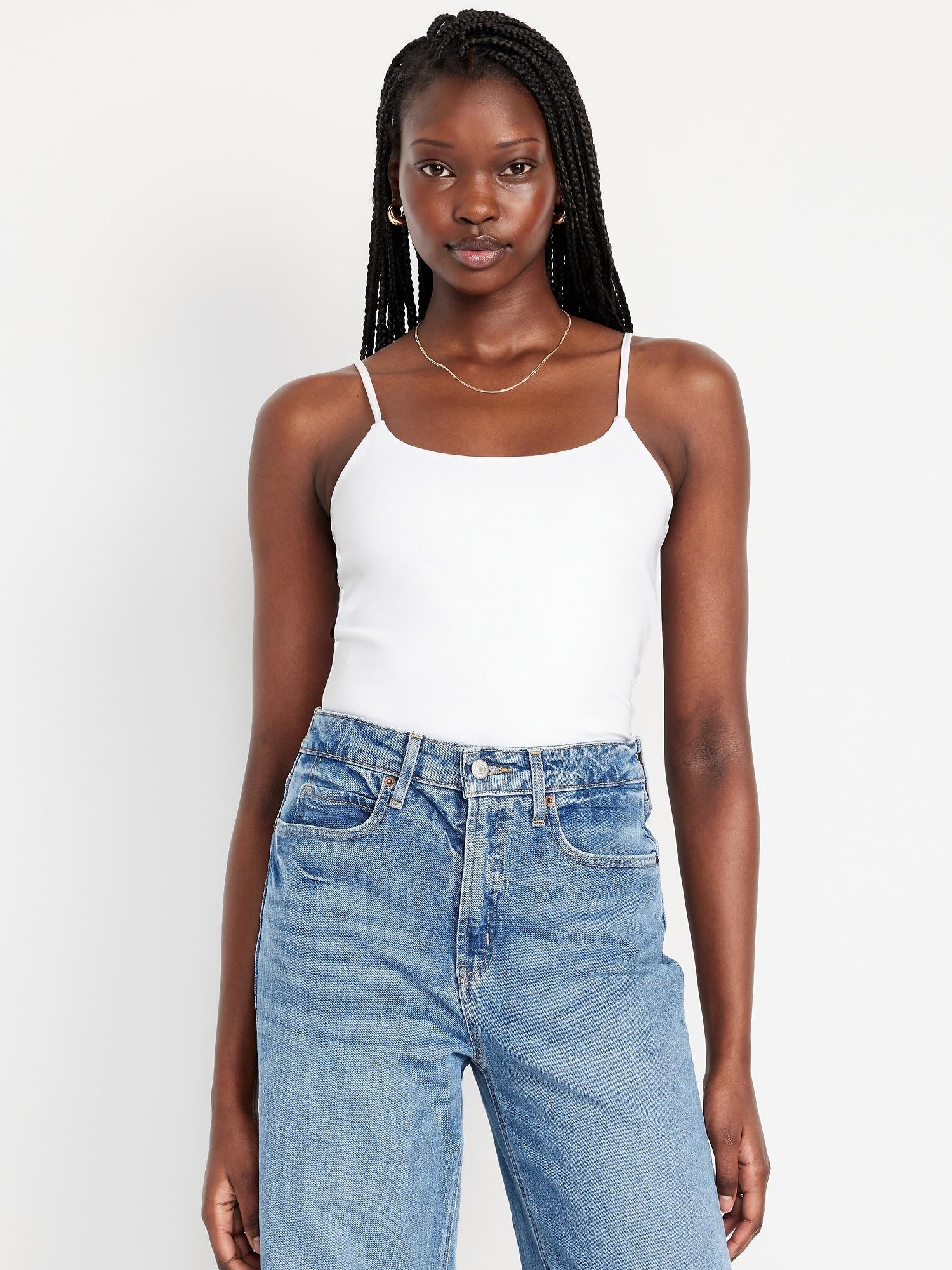 double-layer cropped cami top