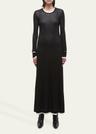 double-layer maxi dress