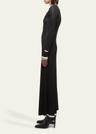 double-layer maxi dress