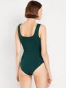 double-layer scoop-neck bodysuit
