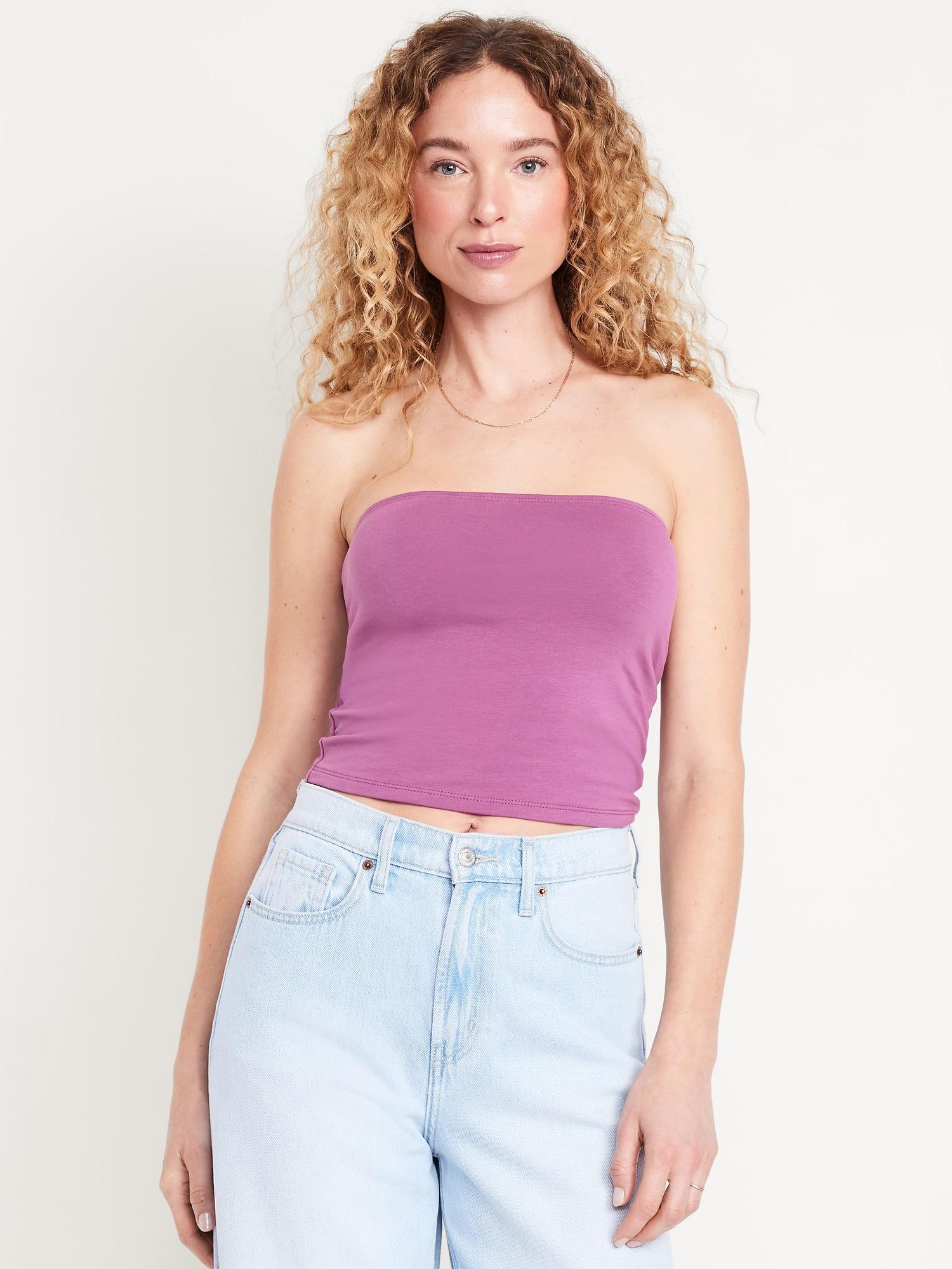 double-layer tube top