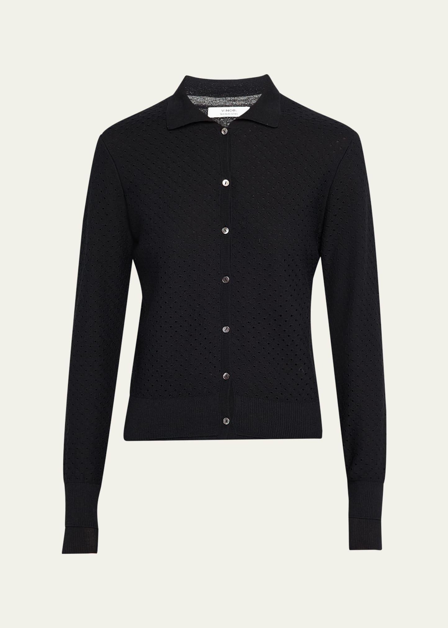double-layered cardigan