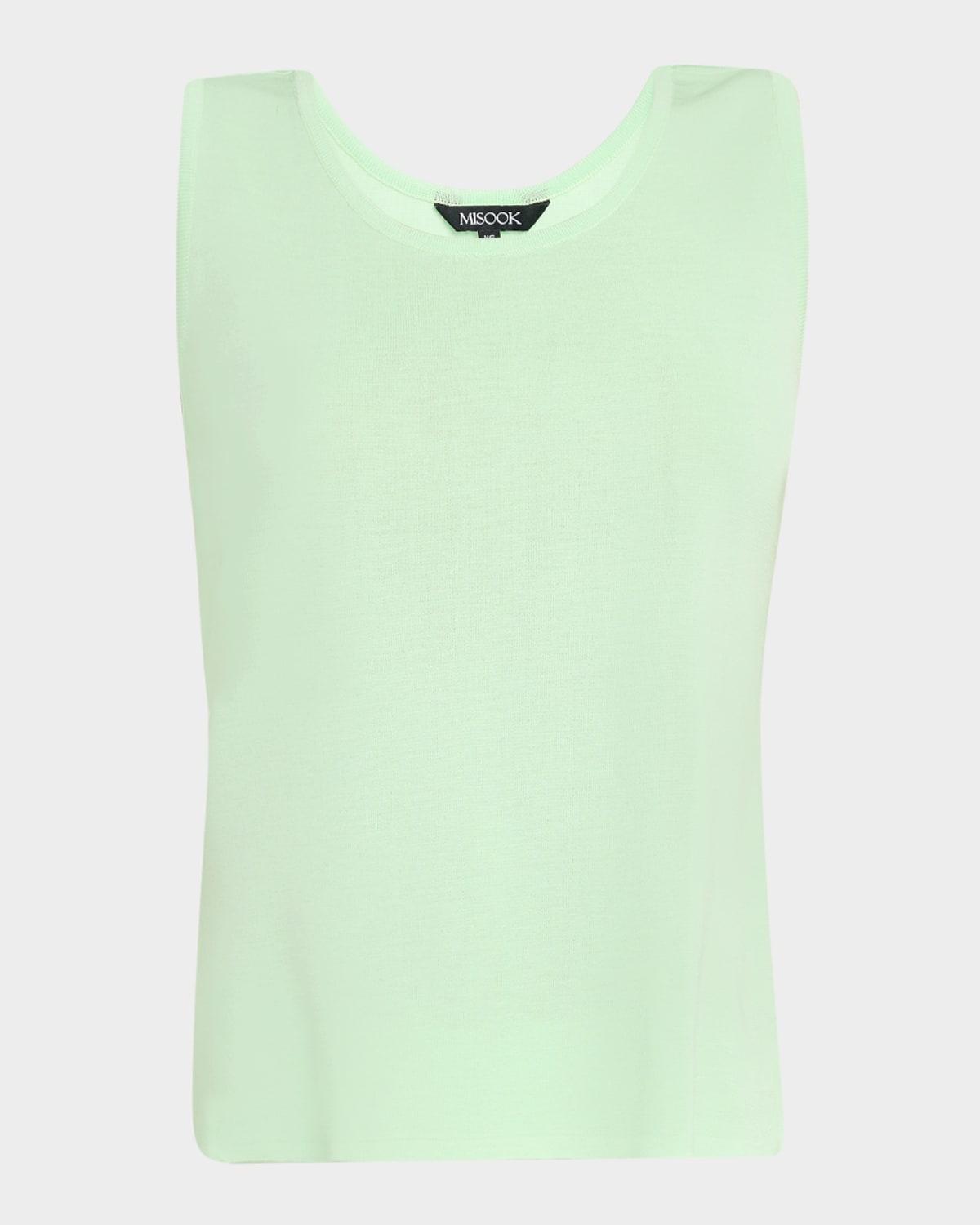double scoop-neck tank