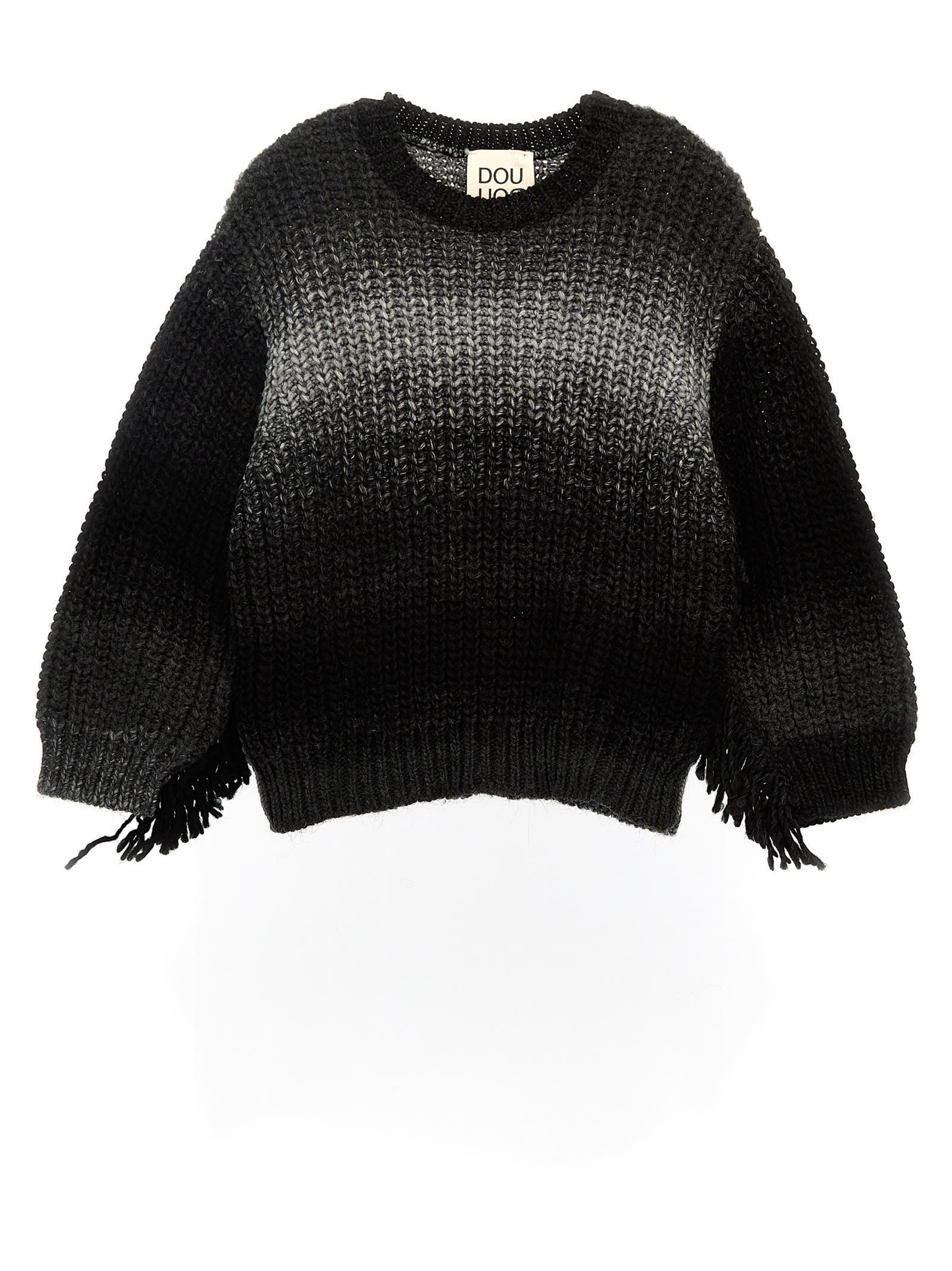 douuod fringed sweater