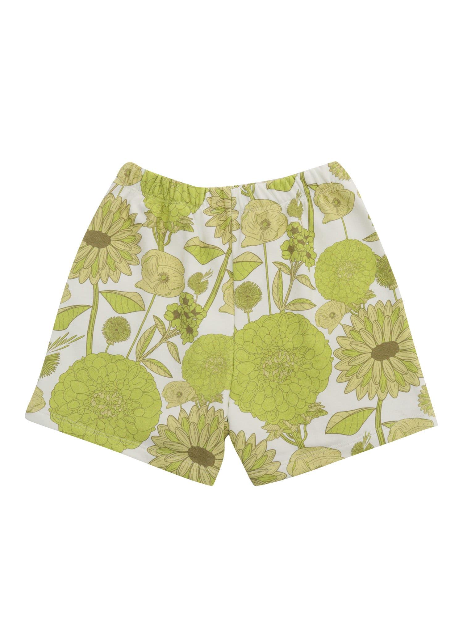 douuod shorts with yellow flowers