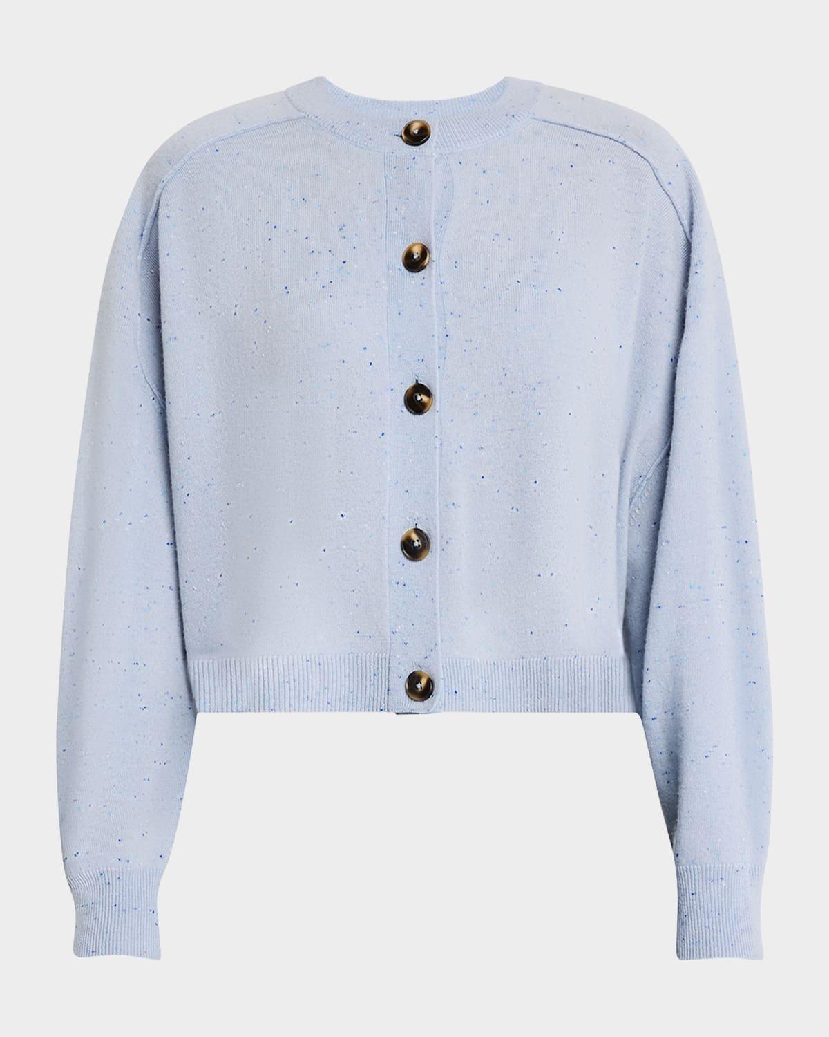 douve speckled wool cardigan