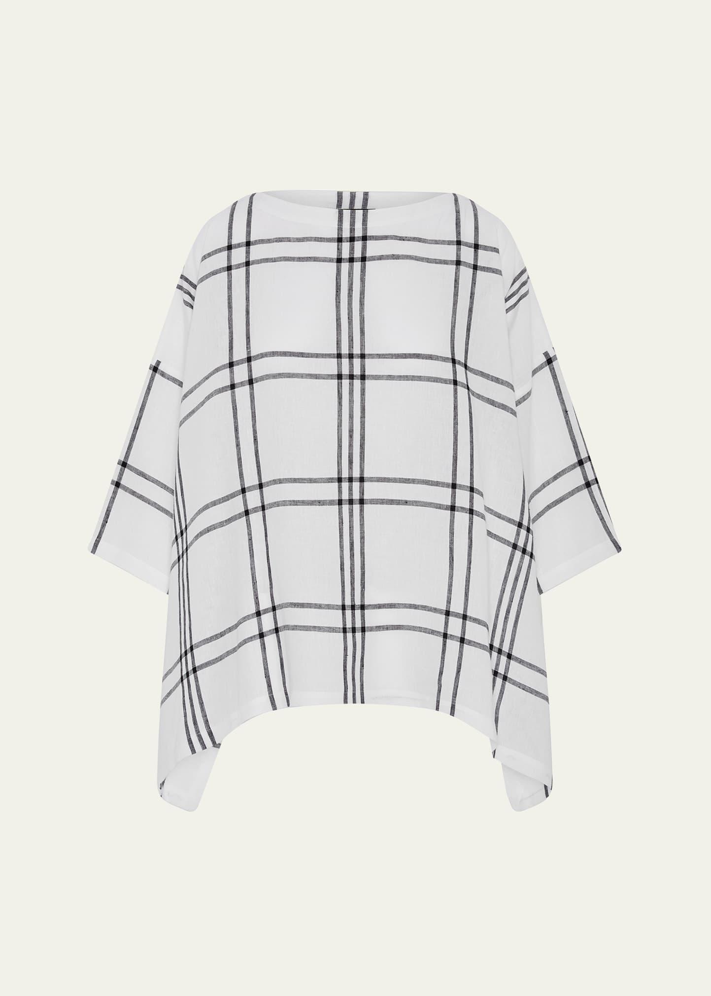 dps scoop-neck 3/4-sleeve top (mid plus length)