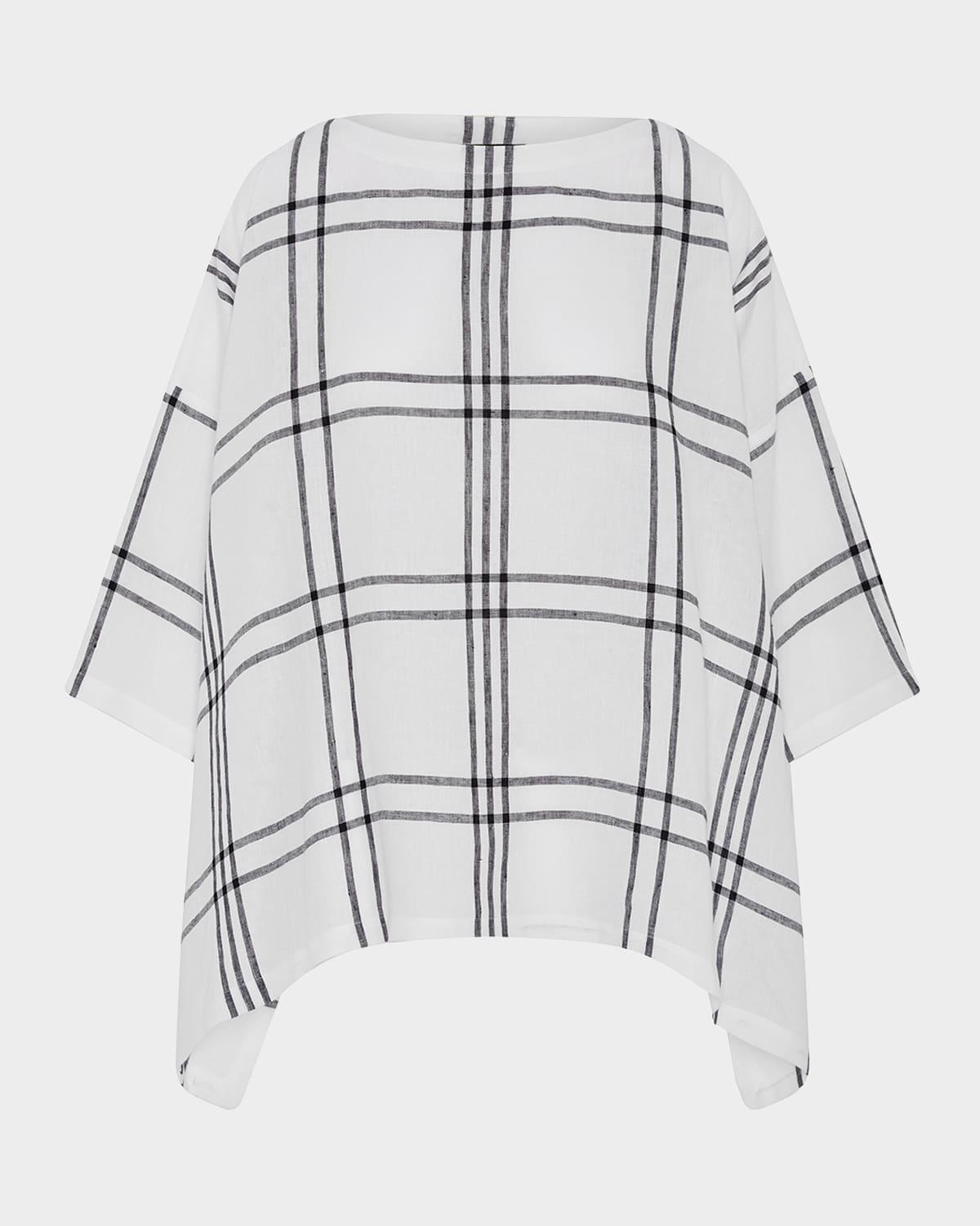 dps scoop-neck 3/4-sleeve top (mid plus length)