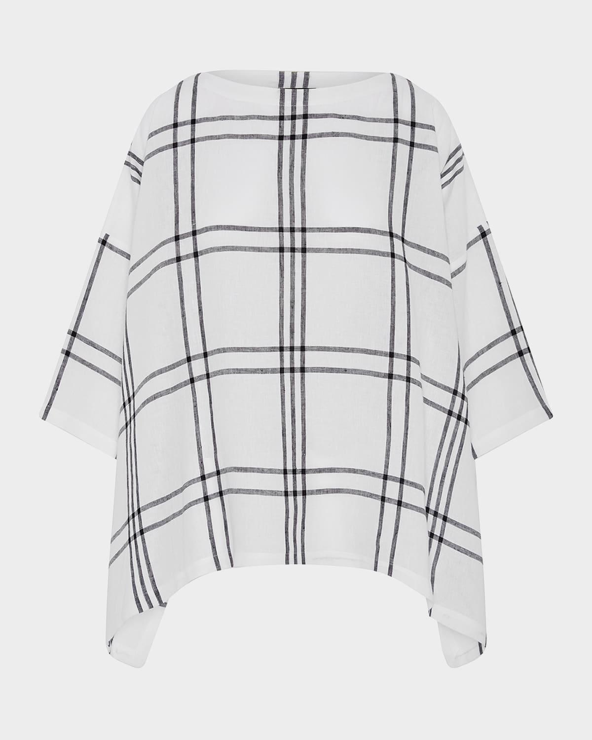 dps scoop neck 34 sleeve top mid plus