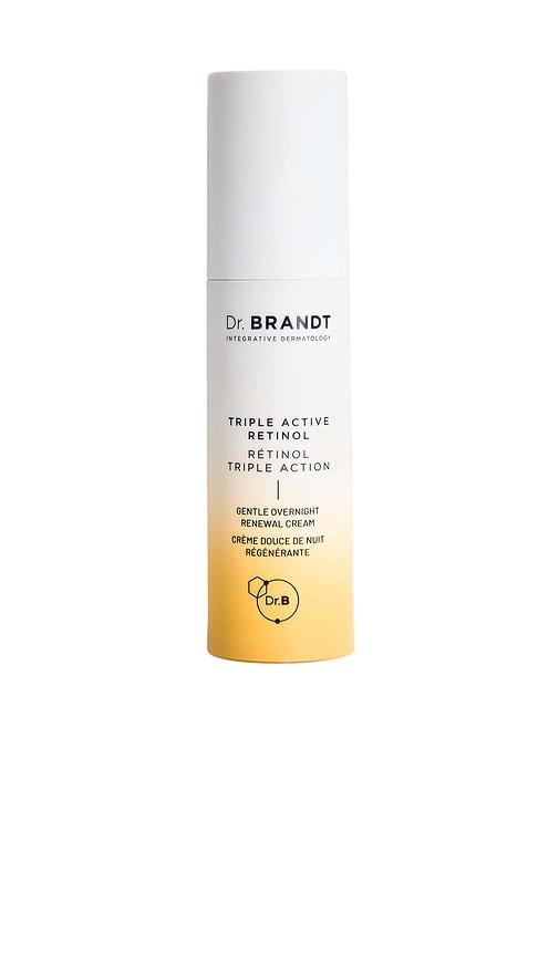 dr. brandt skincare triple active retinol gentle overnight renewal cream in beauty: na.